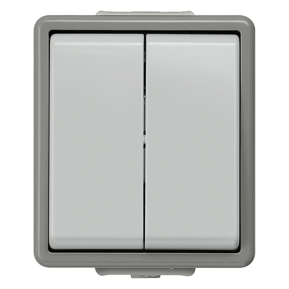 Siemens Serienschalter DELTA Fläche Aufputz IP44 250V 10A Kunststoff Grau 66x75x54mm 5... SIEMENS-5TA4705 4001869002484 (Abb. 2)