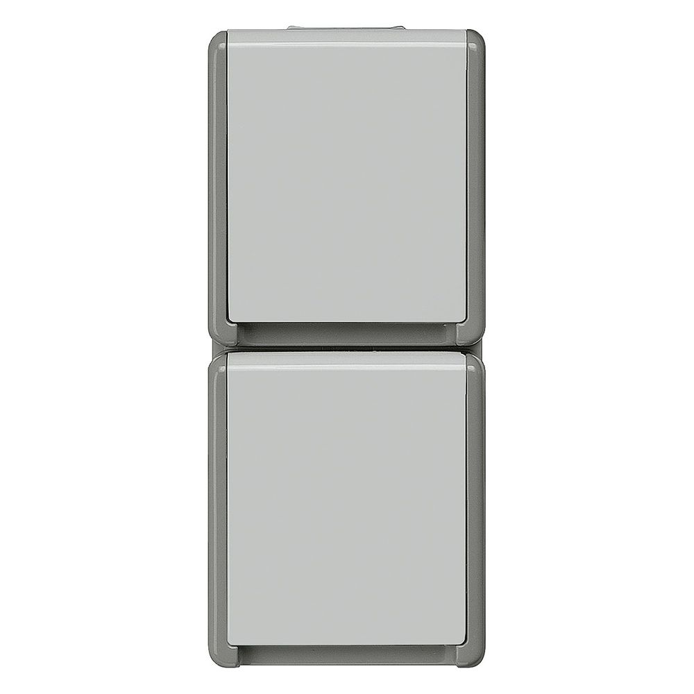 Siemens DELTA Flächenprogramm 2-fach Steckdose mit Klappdeckel IP44 16A 250V Kunststof... SIEMENS-5UB4723 4001869052069 (Abb. 2)