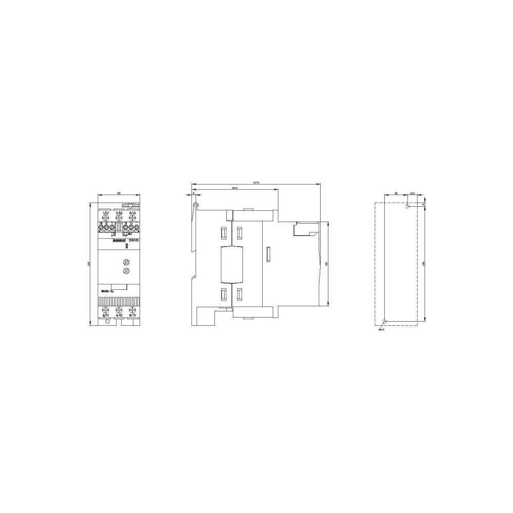 Siemens Sanftstarter 3RW30361BB14 S2 45A 22kW 200-480V 110-230V AC/DC Schraubansc... SIEMENS-3RW30361BB14 4011209719279 (Abb. 2)