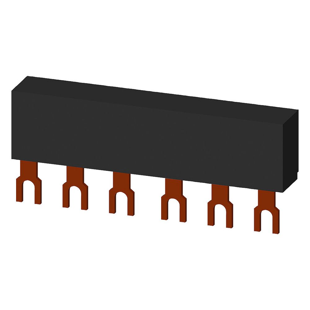 Siemens 3-Phasen-Sammelschiene 45mm Teilungsabstand für Leistungsschalter Baugröße ... SIEMENS-3RV19151AB 4011209504615 (Abb. 3)