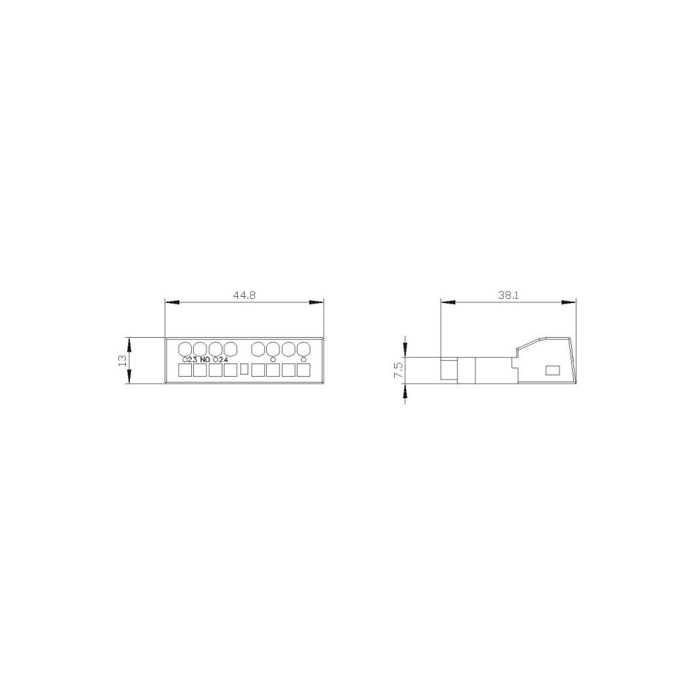Siemens Hilfsschalter 3RV2901-2F querliegend 2 Schließer Federzuganschluss... SIEMENS-3RV29012F 4011209790957 (Abb. 2)