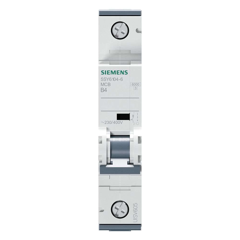 Siemens Leitungsschutzschalter 5SY6104-6 SENTRON 1-polig B 4A 6kA 70mm... SIEMENS-5SY61046 4001869325903 (Abb. 3)