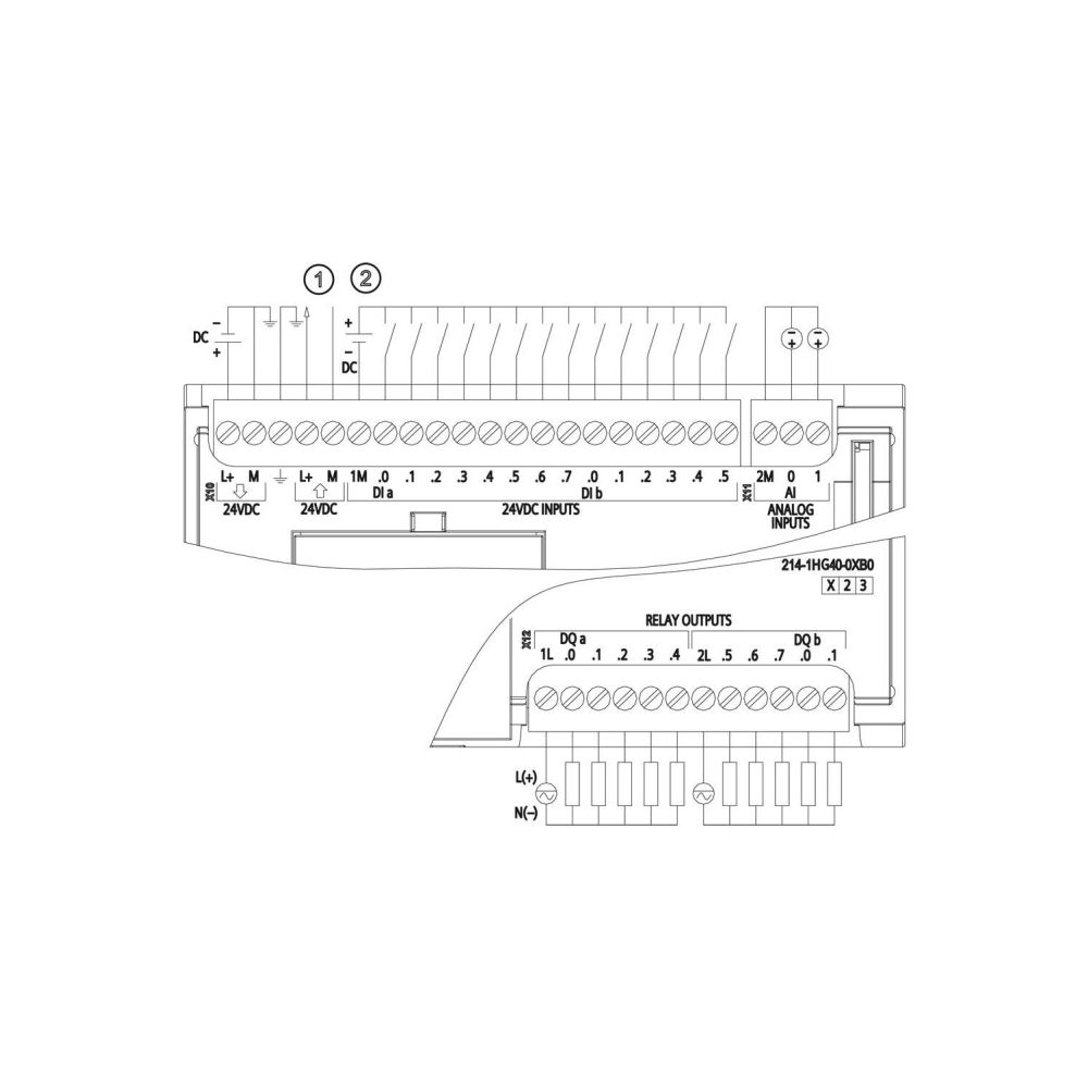Siemens SIMATIC S7-1200 CPU 1214C Kompakt-CPU DC/DC/Relais 150kB 110x100x75mm... SIEMENS-6ES72141HG400XB0 4047623402732 (Abb. 3)
