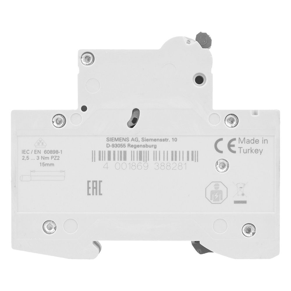 Siemens Leitungsschutzschalter 5SL6110-6 1-polig B 10A 6kA 230/400V AC IP20... SIEMENS-5SL61106 4001869388281 (Abb. 14)