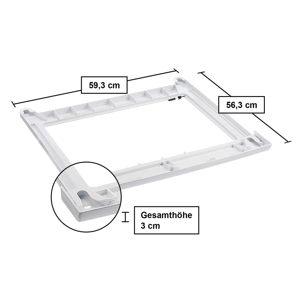 Siemens Verbindungssatz WZ11410 für Trockner Rahmen T24 55x59,5cm... SIEMENS-WZ11410 4242003641866 (Abb. 2)