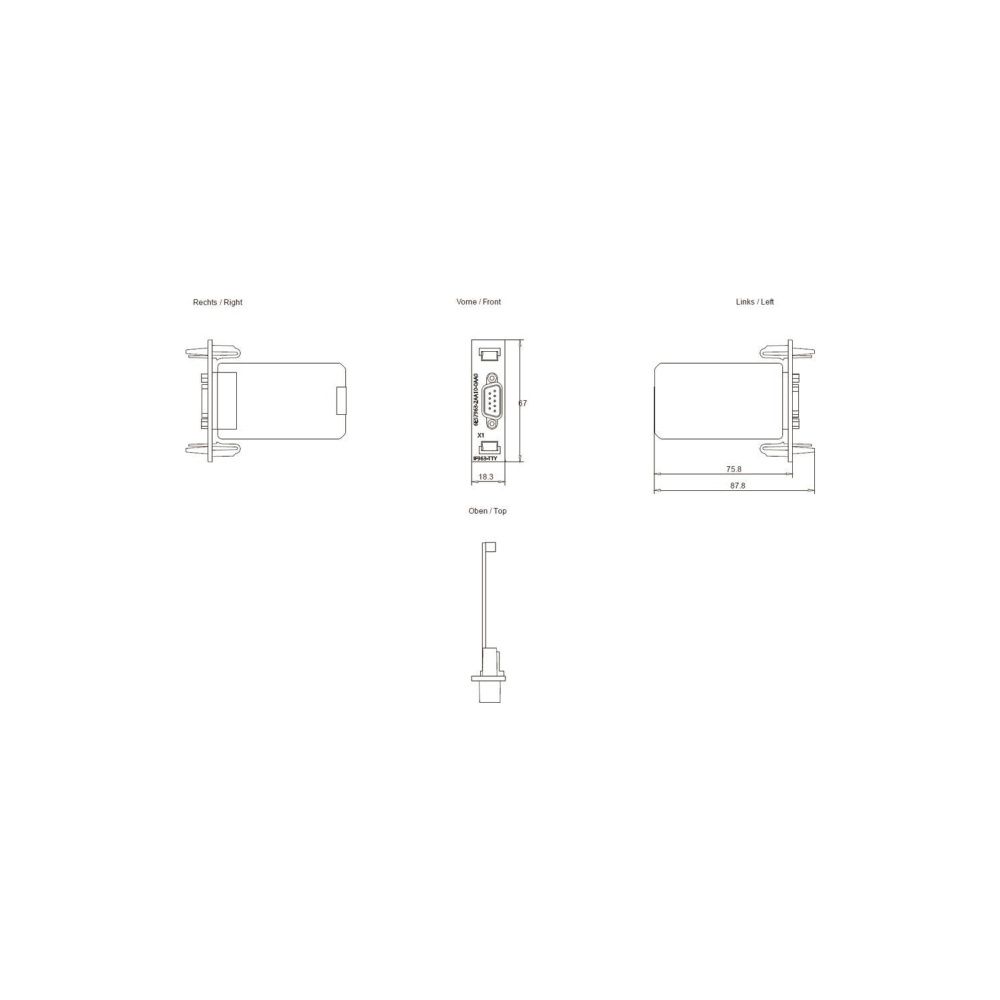 Siemens SIMATIC S7-400 Schnittstellenmodul IF963-TTY 19x67x87mm 6ES7963-2AA10... SIEMENS-6ES79632AA100AA0 4019169239288 (Abb. 2)