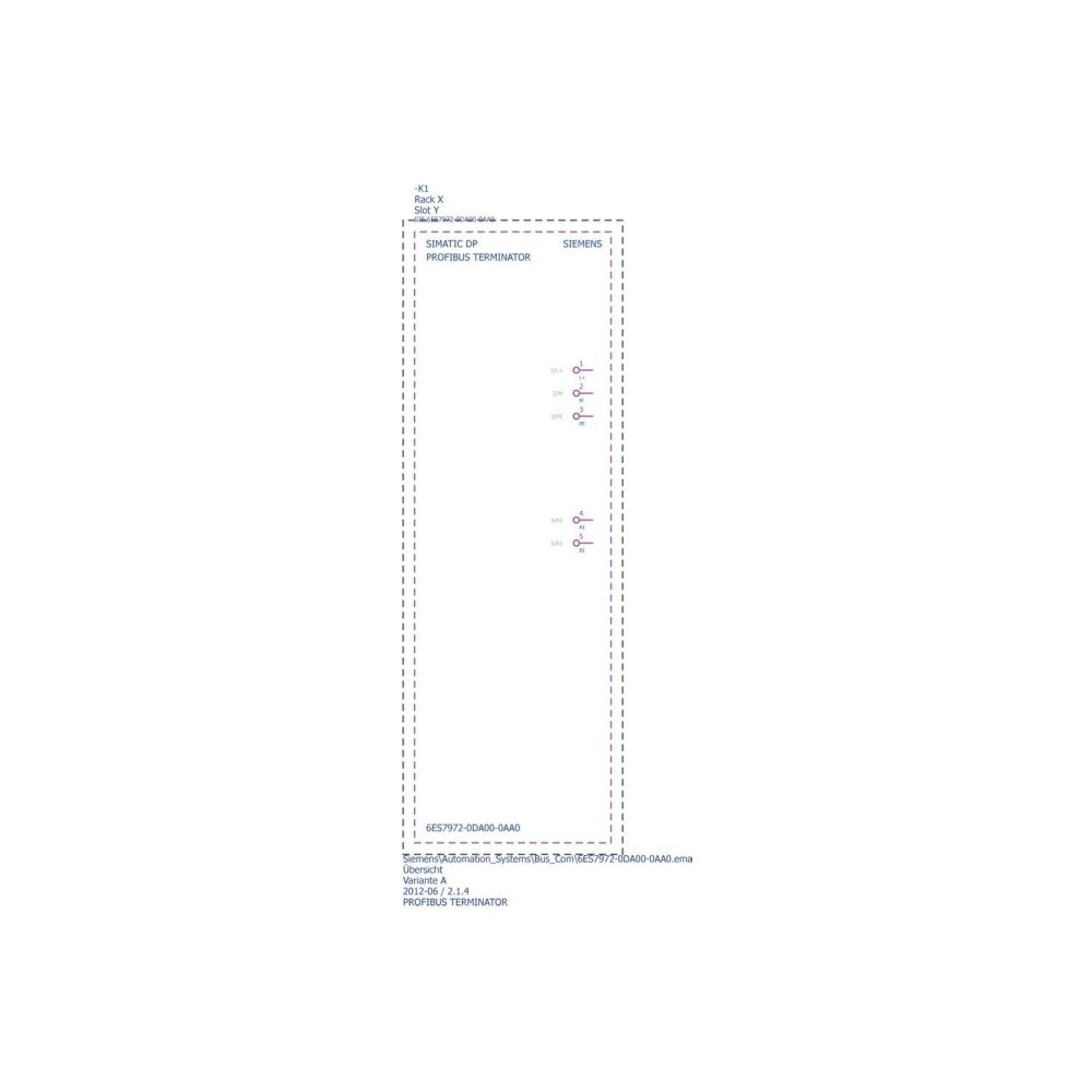 Siemens SIMATIC DP Abschlusswiderstand für RS485 6ES79720DA000AA0... SIEMENS-6ES79720DA000AA0 4025515063001 (Abb. 3)