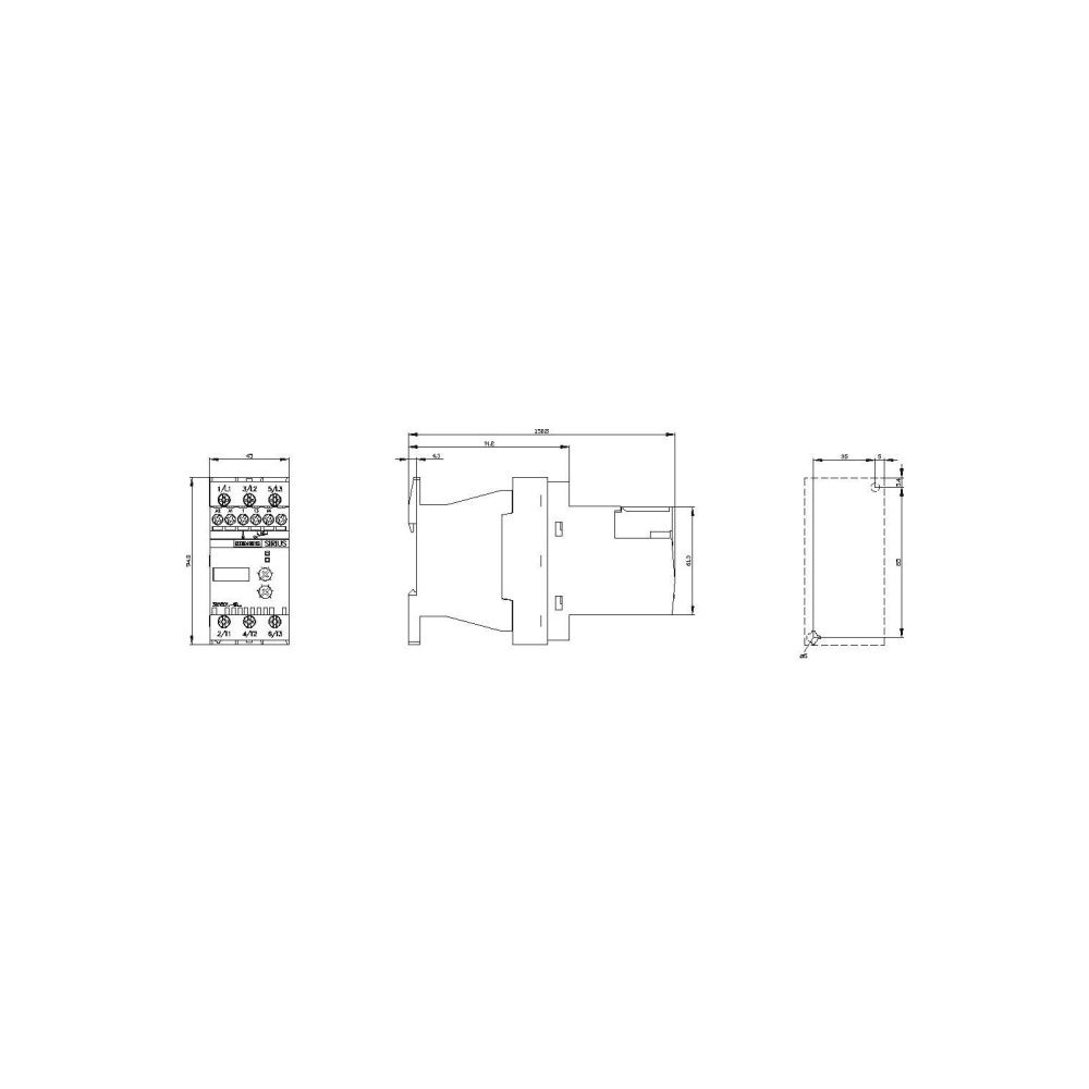 Siemens Sanftstarter SIRIUS S00 17,6A 7,5kW 200-480V 24V AC/DC IP20 3RW30181BB04... SIEMENS-3RW30181BB04 4011209719651 (Abb. 2)