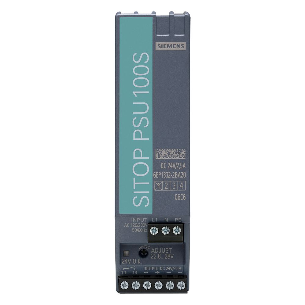 Siemens 6EP13322BA20 SITOP PSU100S 24V 2,5A gerege. Stromvers. Eing. 120/230VAC... SIEMENS-6EP13322BA20 4025515153474 (Abb. 6)