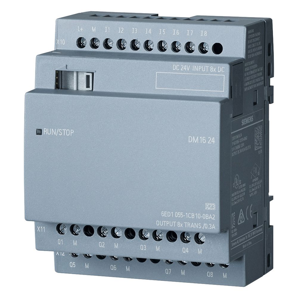 Siemens LOGO!8 DM16 24 Erweiterungsmodul 8DE/8DA Transistor 24V DC 6ED10551CB... SIEMENS-6ED10551CB100BA2 4034106029487 (Abb. 4)