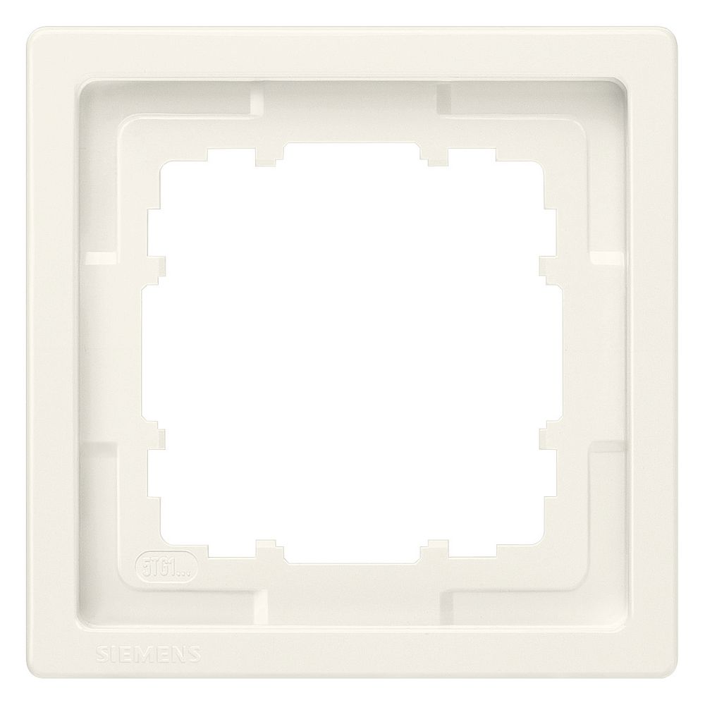 Siemens DELTA style Rahmen 1-fach 82x82mm Titanweiß 5TG1321... SIEMENS-5TG1321 4001869220352 (Abb. 3)
