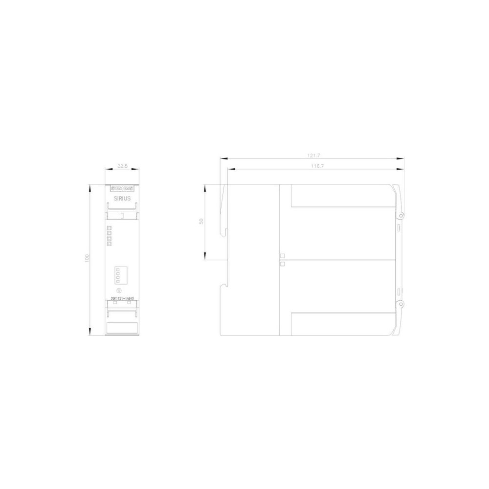 Siemens SIRIUS Sicherheitsschaltgerät 3SK11211AB40 Advanced 3 Ausgänge 22,5x100x1... SIEMENS-3SK11211AB40 4011209913585 (Abb. 3)