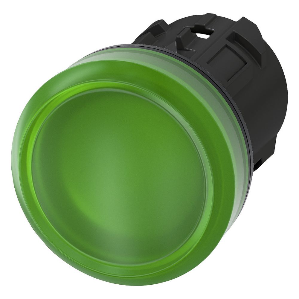 Siemens Leuchtmelder rund 22,3mm grün glatte Linse IP67/IP69K 3SU10016AA400AA... SIEMENS-3SU10016AA400AA0 4011209946286 (Abb. 4)