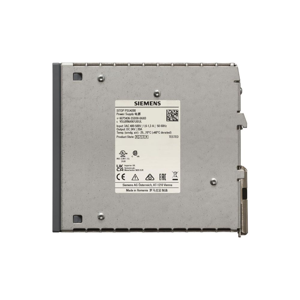Siemens SITOP PSU4200 Stromversorgung 24V 20A 480W 3phasig IP20 95x135x150mm ... SIEMENS-6EP34363SB000AX0 4025515156260 (Abb. 4)