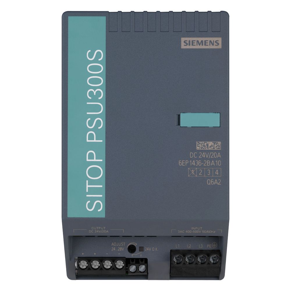 Siemens SITOP PSU300S Stromversorgung 24V 20A 480W 3-phasig Schraubanschluss IP20... SIEMENS-6EP14362BA10 4025515151388 (Abb. 7)
