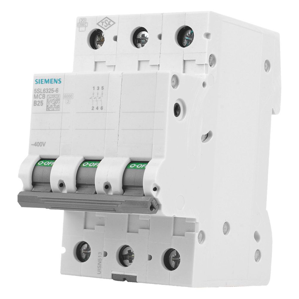 Siemens Sicherungsautomat 5SL6325-6 3-polig B 25A 6kA 400V... SIEMENS-5SL63256 4001869388885 (Abb. 12)