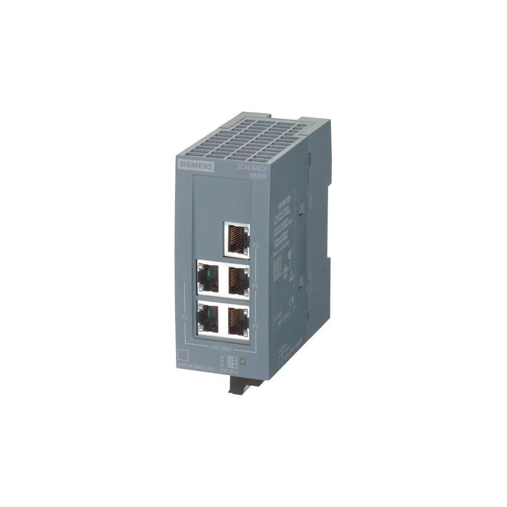 Siemens SCALANCE XB005 Industrial Ethernet Switch 5x RJ45 100Mbit/s IP20 100x... SIEMENS-6GK50050BA001AB2 4019169853903 (Abb. 2)