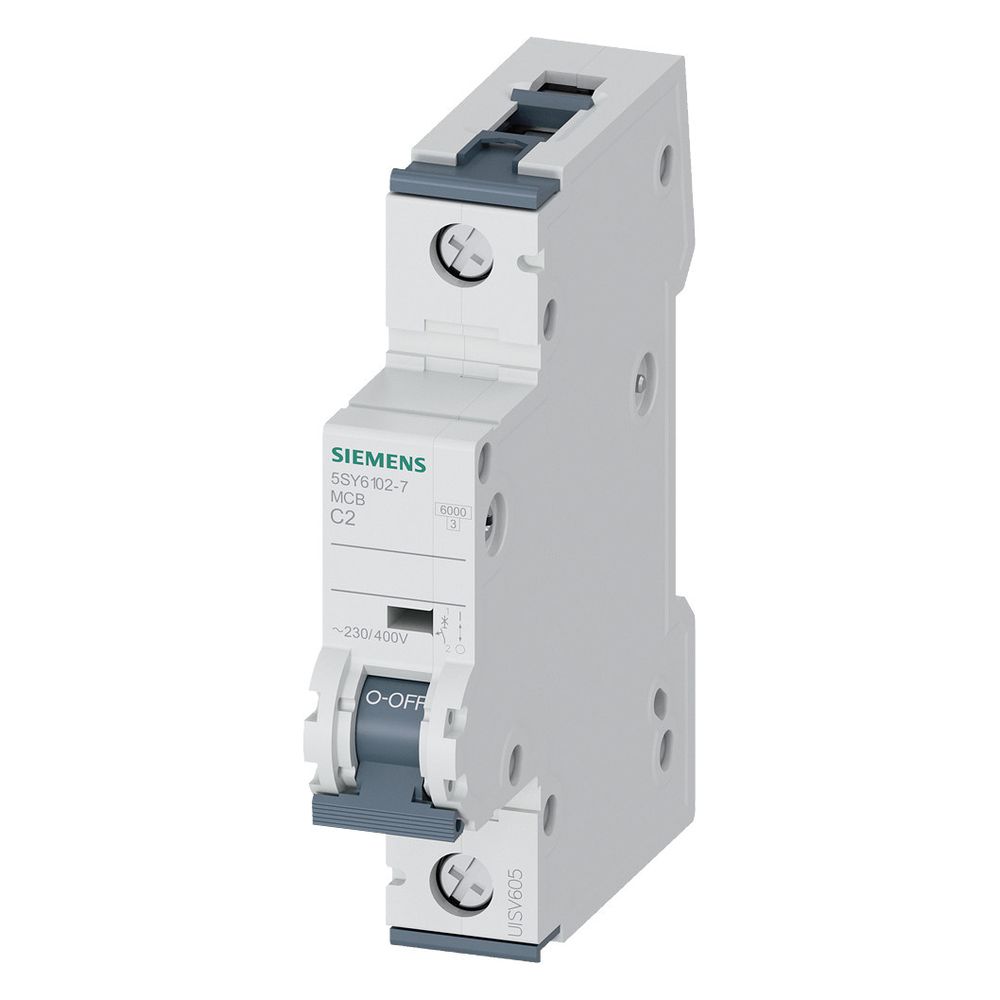 Siemens Leitungsschutzschalter 5SY6102-7 1-polig C 2A 6kA 230/400V... SIEMENS-5SY61027 4001869246000 (Abb. 9)