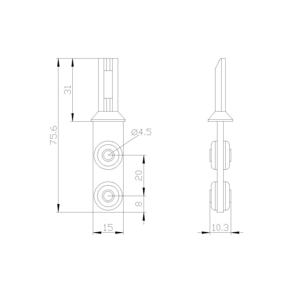 Siemens Standardbetätiger für Positionsschalter 3SE5 3SE2 3SE3 mit Zuhaltung 3SE5... SIEMENS-3SE50000AV01 4011209691063 (Abb. 2)