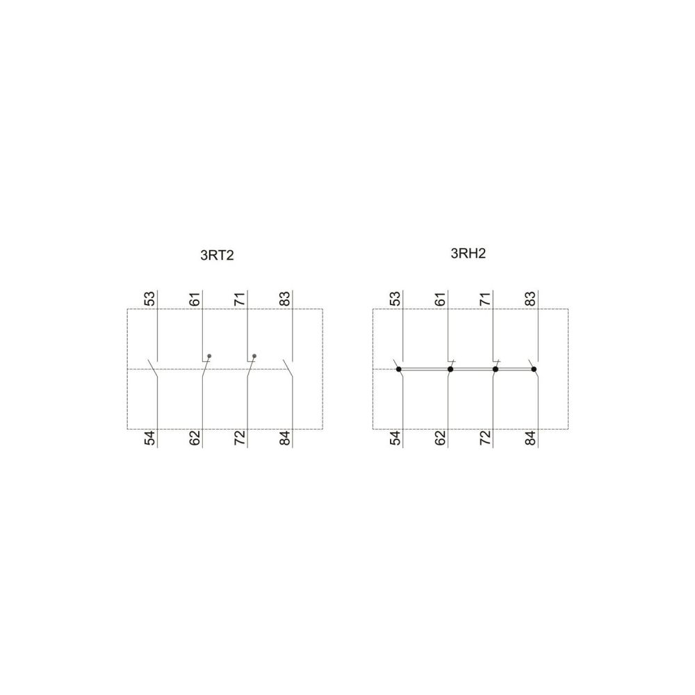 Siemens Hilfsschalterblock SIRIUS 3RH29 2S/2Ö Schraubanschluss für 3RT2/3RH2 ... SIEMENS-3RH29111XA220MA0 4011209891579 (Abb. 3)