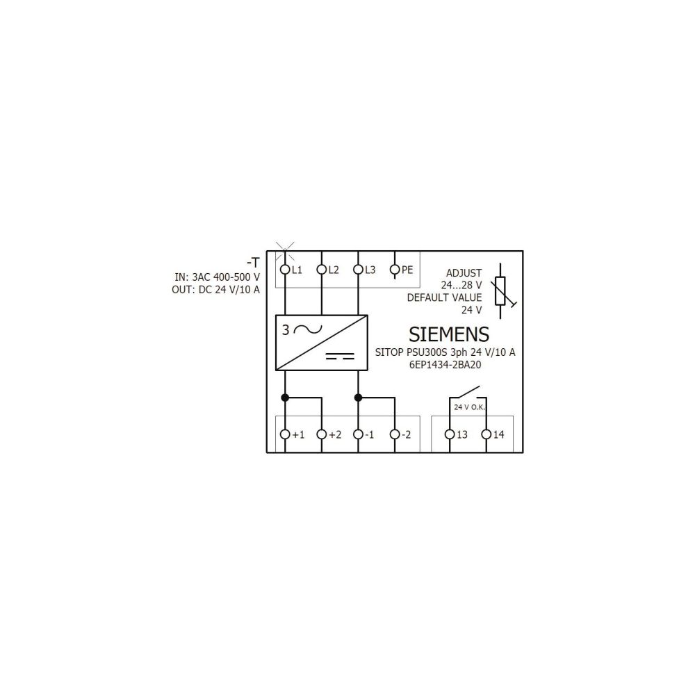 Siemens Stromversorgung SITOP PSU300S 24 V 10 A 240 W 3-phasig Schraubanschluss 7... SIEMENS-6EP14342BA20 4025515154044 (Abb. 4)