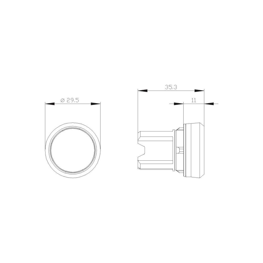 Siemens SIRIUS ACT Leuchtdrucktaster flach tastend Metall 22,3mm Blau 3SU1051... SIEMENS-3SU10510AB500AA0 4011209965713 (Abb. 2)