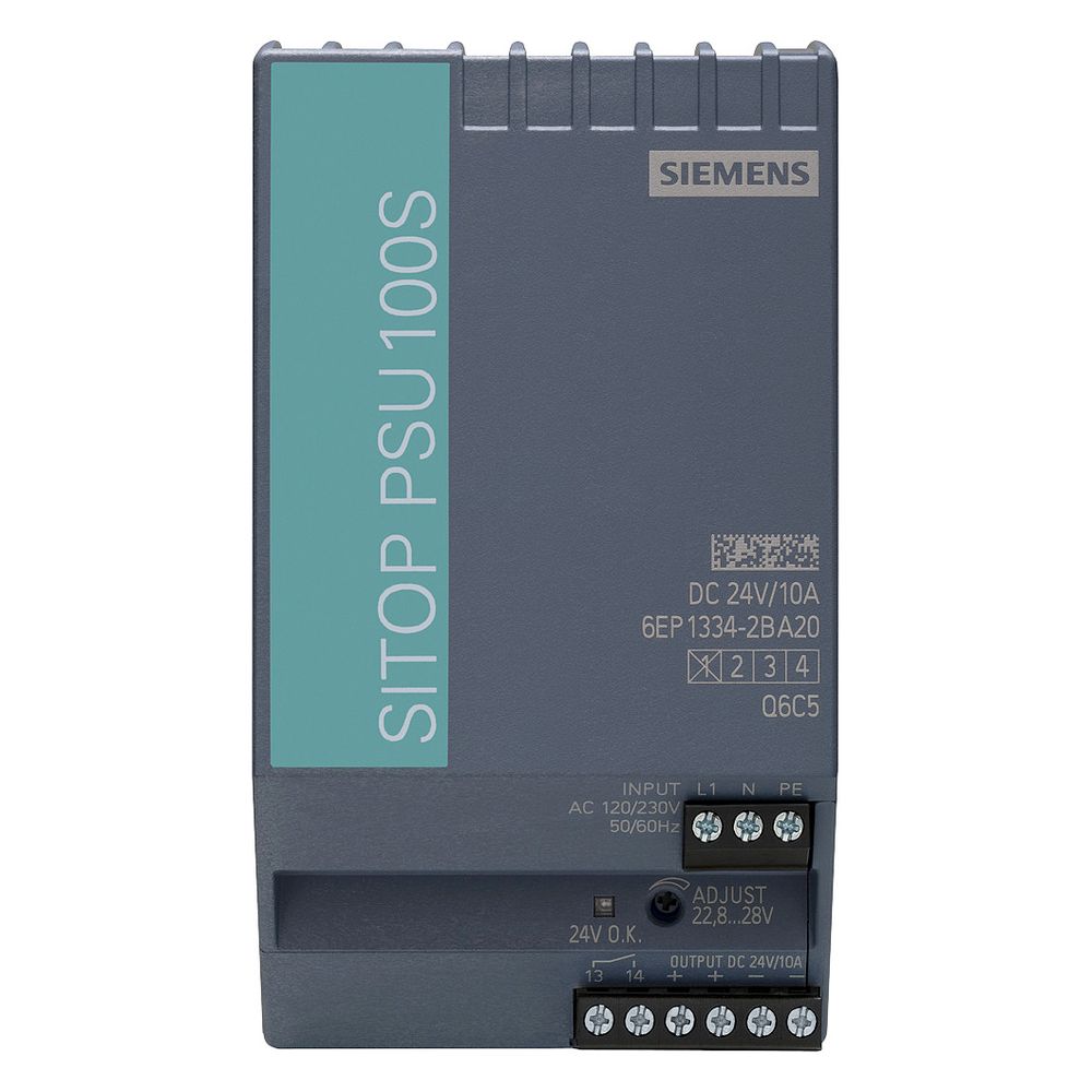 Siemens SITOP PSU100S Stromversorgung 24V 10A 288W 125x70x120mm IP20 Schraubansch... SIEMENS-6EP13342BA20 4025515153498 (Abb. 7)