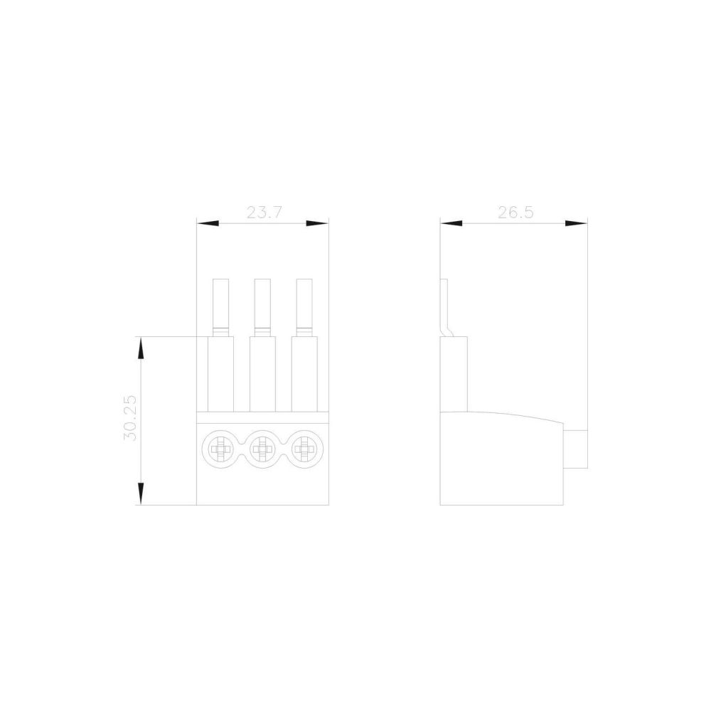 Siemens 3-Phasen-Einspeiseklemme für Motorstarter mit Schraubanschlusstechnik 3RM19... SIEMENS-3RM19201AA 4011209915107 (Abb. 2)
