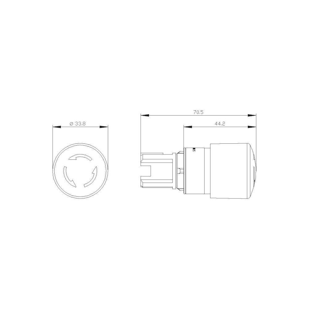Siemens SIRIUS ACT Not-Halt-Pilzdrucktaster Dreh-Entriegelung rund rot 33,8mm... SIEMENS-3SU10001GB200AA0 4011209946415 (Abb. 3)