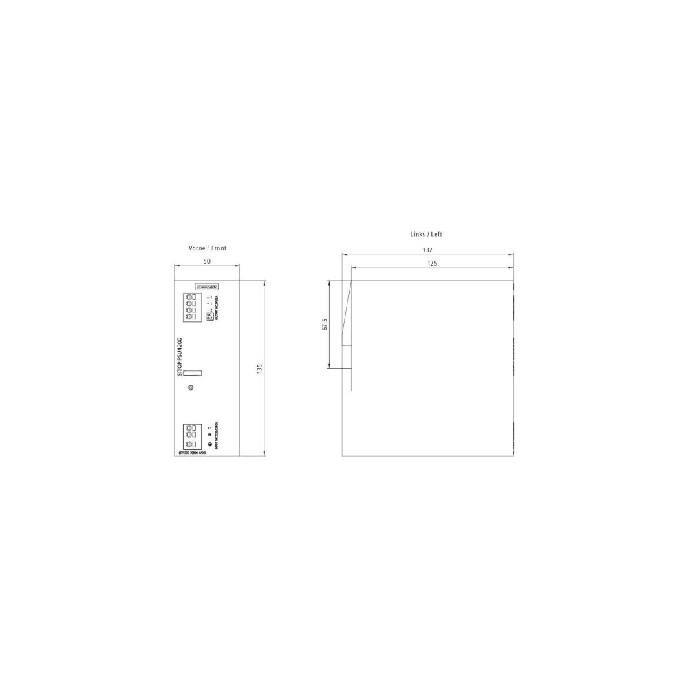 Siemens SITOP PSU4200 Stromversorgung 1-phasig 24V 5A 120W 135x50x125mm 6EP33... SIEMENS-6EP33333SB000AX0 4025515156239 (Abb. 5)