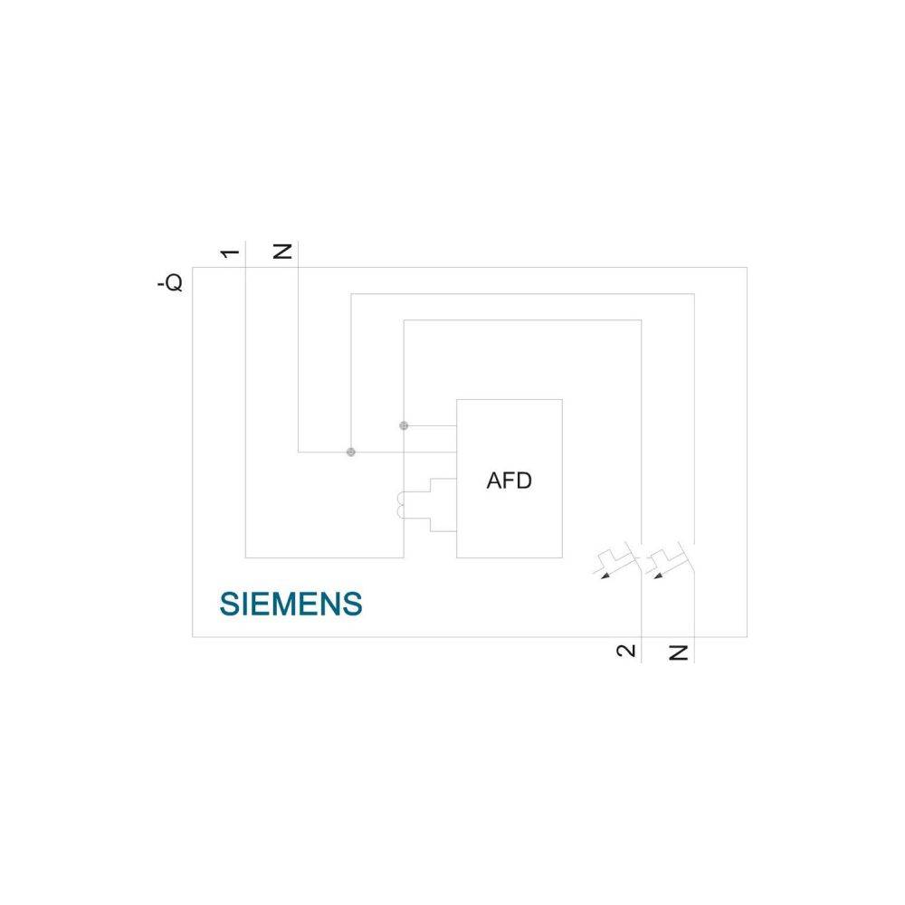 Siemens Brandschutzschalter AFDD+LS B16 2pol 230V 1TE 6kA 5SV6016-6KK16... SIEMENS-5SV60166KK16 4001869564999 (Abb. 4)