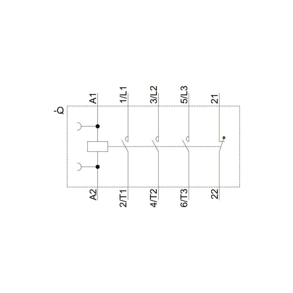 Siemens Schütz 3RT2016-1AP02 4kW 230V AC 3-polig S00 Schraubanschluss 1Ö 45x58x73... SIEMENS-3RT20161AP02 4011209784949 (Abb. 3)