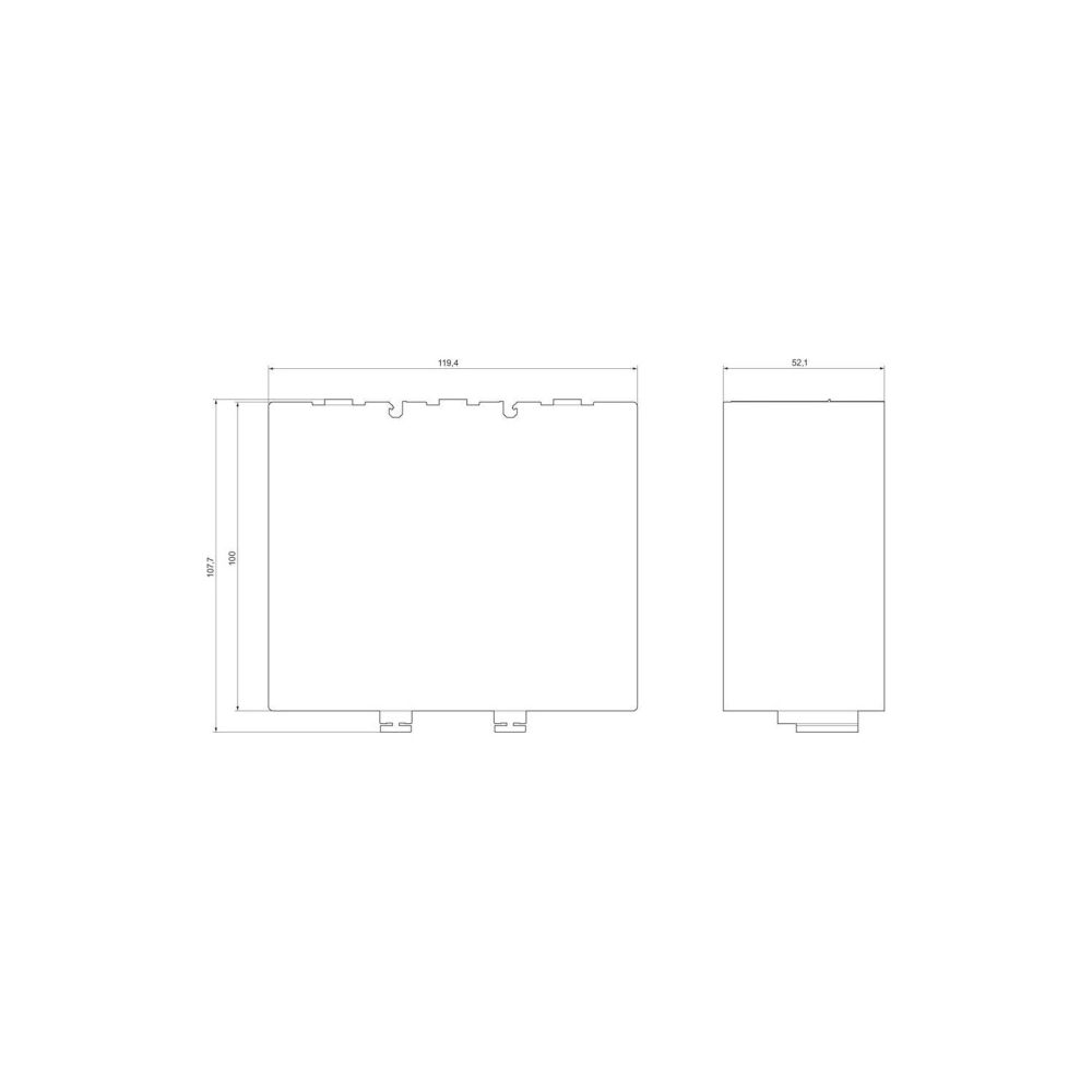 Siemens Anschlussabdeckung für Schienenanschlüsse für Schütz S6 3RT19564EA1... SIEMENS-3RT19564EA1 4011209505742 (Abb. 2)