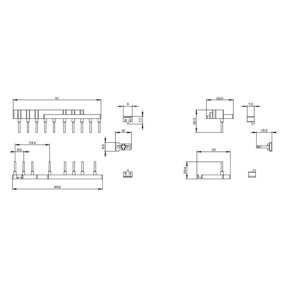 Siemens Bausatz für Wendekombi SIRIUS Baugröße S00 für Schraubanschluss 3RA2913-2A... SIEMENS-3RA29132AA1 4011209798472 (Abb. 3)