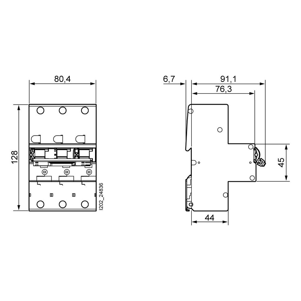 Siemens Hauptleitungsschutzschalter 5SP3335-3 3-polig 35A 400V E-Charakteristik 25kA ... SIEMENS-5SP33353 4001869496894 (Abb. 2)