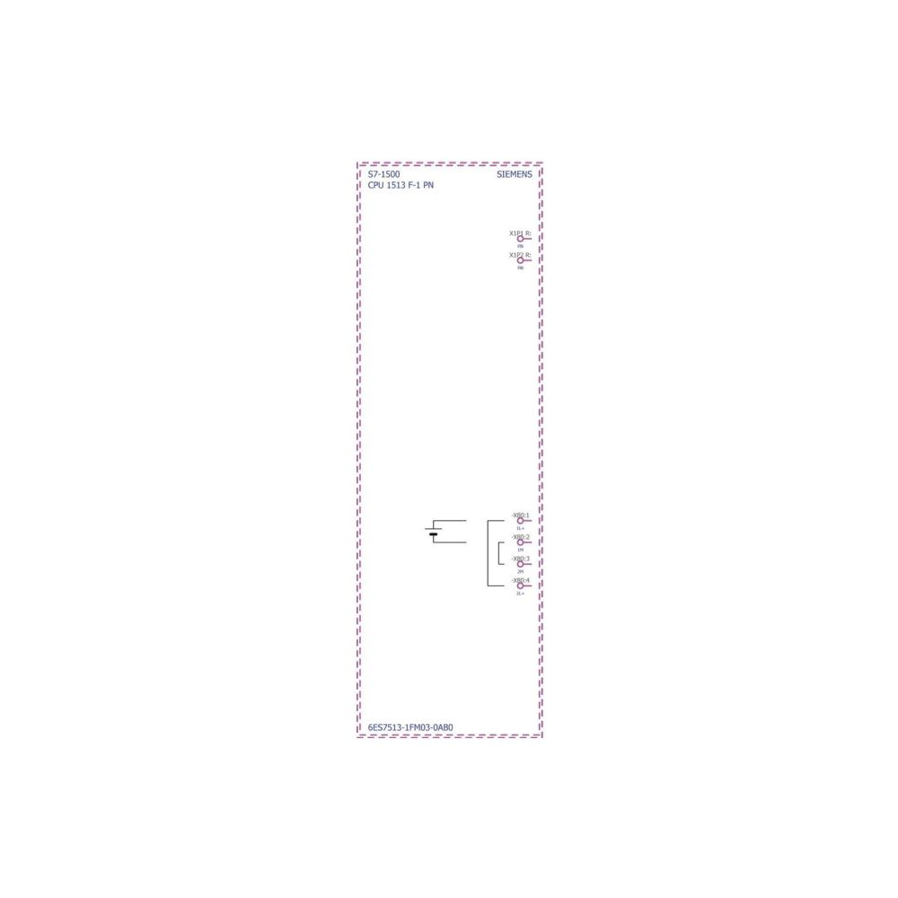 Siemens SIMATIC S7-1500F CPU 1513F-1 PN modular 3400kB 35x147x129mm 6ES7513-1... SIEMENS-6ES75131FM030AB0 4047623412502 (Abb. 4)