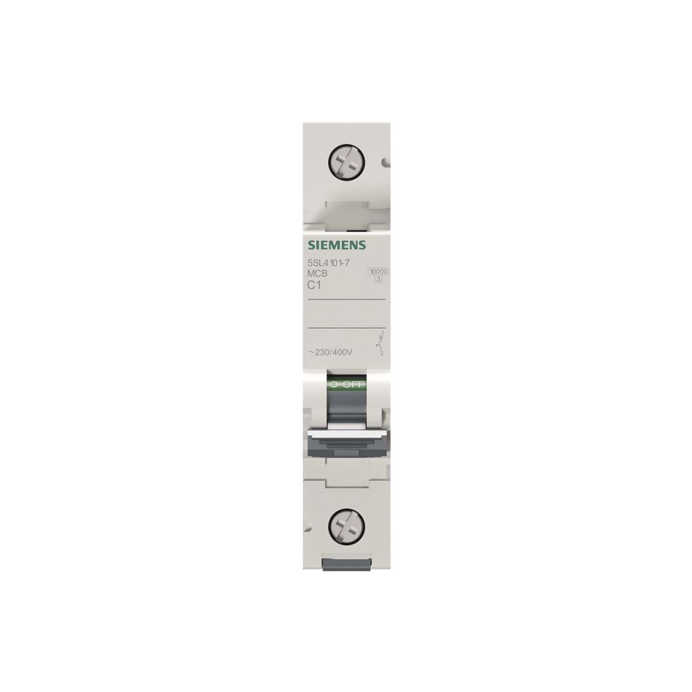 Siemens Leitungsschutzschalter 5SL4101-7 1-polig Charakteristik C 1A 10kA 1TE... SIEMENS-5SL41017 4001869440088 (Abb. 2)