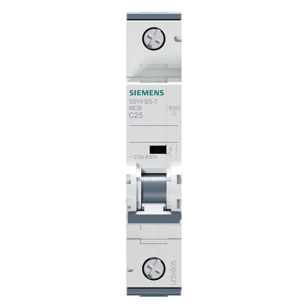 Siemens Leitungsschutzschalter 1-polig C 25A 10kA 1TE 5SY4125-7... SIEMENS-5SY41257 4001869181417 (Abb. 12)