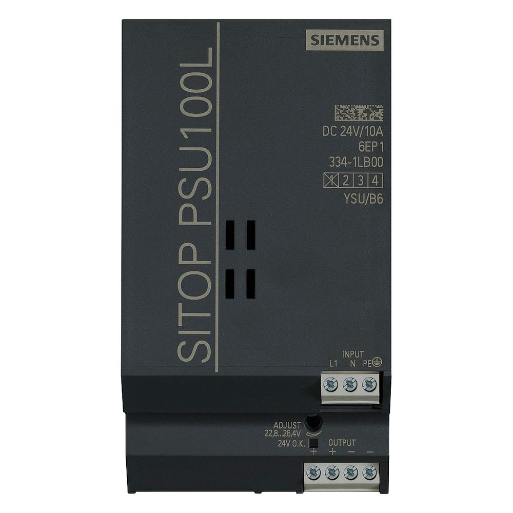 Siemens Netzteil SITOP PSU100L 24V 10A 240W IP20 125x70x120mm 6EP1334-1LB00... SIEMENS-6EP13341LB00 4025515152996 (Abb. 2)