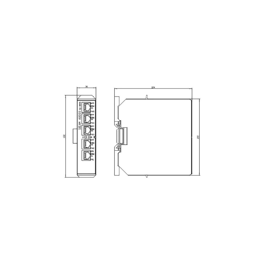 Siemens Ethernet-Schnittstelle SICAM A8000 CI-8520 132x30x124mm 6MF2852-0AA00... SIEMENS-6MF28520AA00 4025515639060 (Abb. 2)