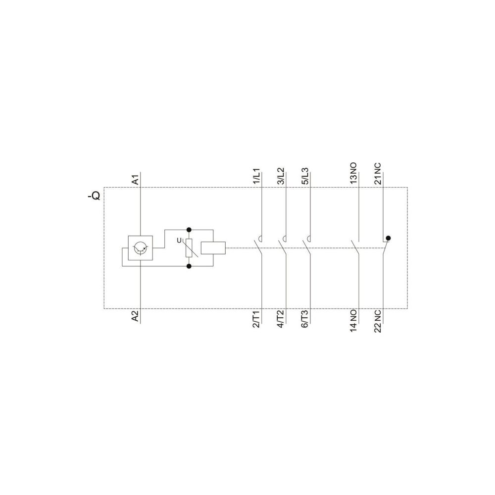 Siemens Schütz 3RT2035-1NB30 18,5kW 400V 1S+1Ö AC/DC Schraubanschluss 114x55x130m... SIEMENS-3RT20351NB30 4011209939400 (Abb. 5)