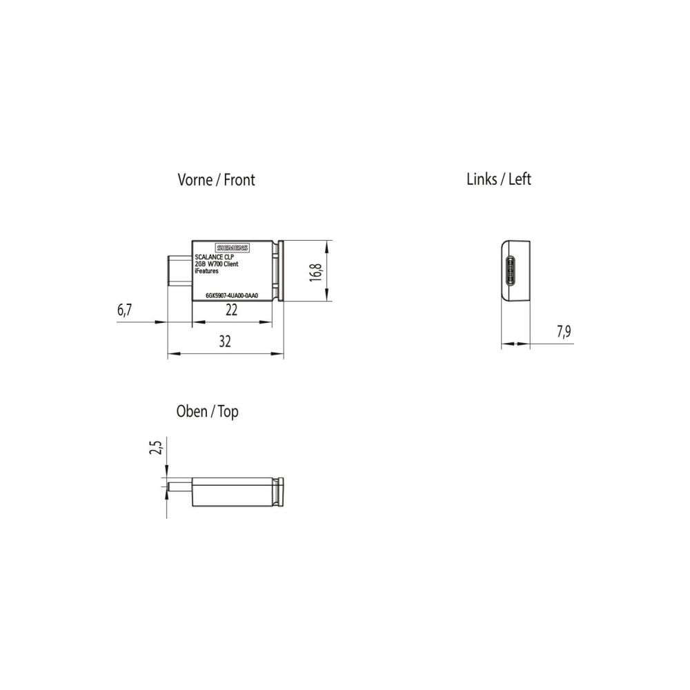 Siemens SCALANCE CLP 2GB W700 Client iFeatures 6GK5907-4UA00-0AA0... SIEMENS-6GK59074UA000AA0 4047622741337 (Abb. 2)