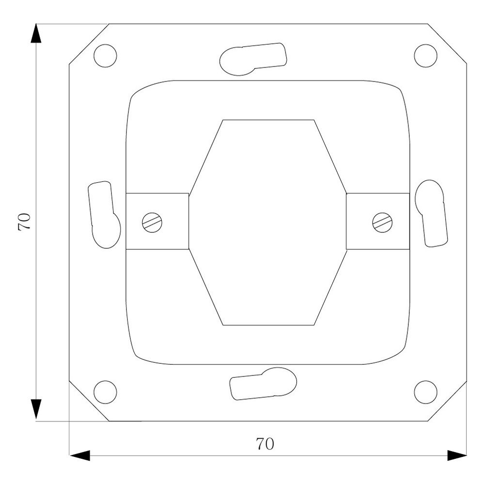Siemens DELTA Serienschalter 10A 250V Unterputz 70x70x32mm 5TA2155... SIEMENS-5TA2155 4001869038155 (Abb. 5)