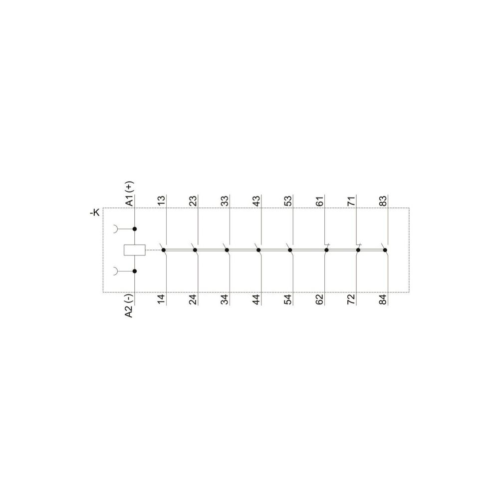 Siemens Hilfsschütz 3RH22622BB40 6 Schließer 2 Öffner 24V DC Federzuganschluss 70... SIEMENS-3RH22622BB40 4011209848672 (Abb. 3)