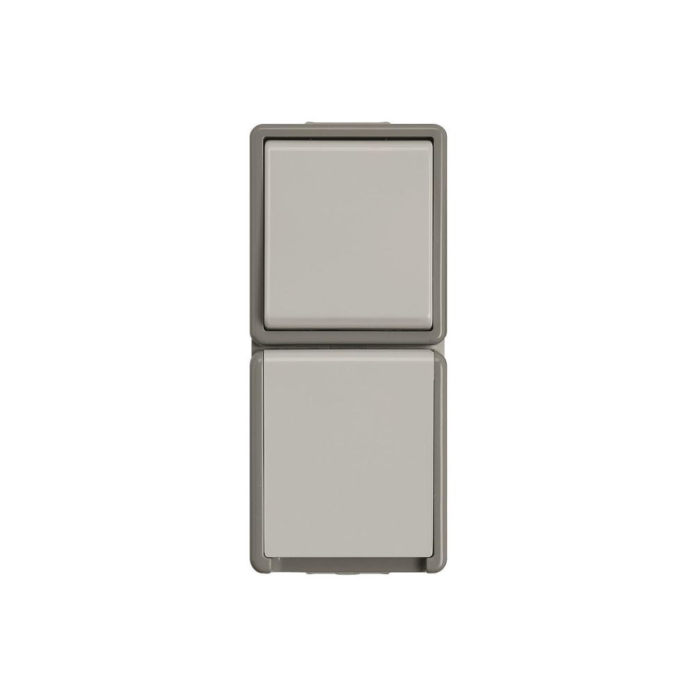 Siemens DELTA Fläche Wechselschalter mit Schutzkontakt-Steckdose IP44 Aufputz 151x66x5... SIEMENS-5TA4816 4001869038278 (Abb. 2)