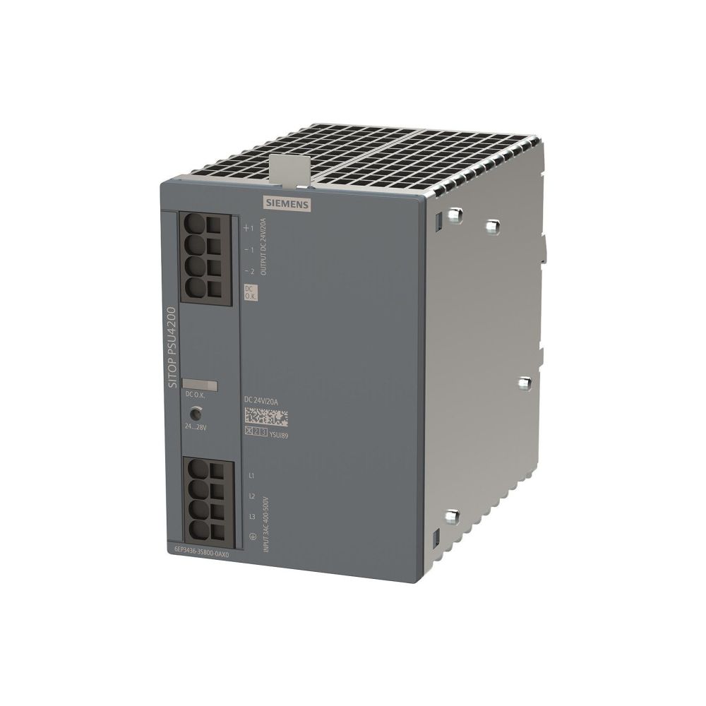 Siemens SITOP PSU4200 Stromversorgung 24V 20A 480W 3phasig IP20 95x135x150mm ... SIEMENS-6EP34363SB000AX0 4025515156260 (Abb. 2)