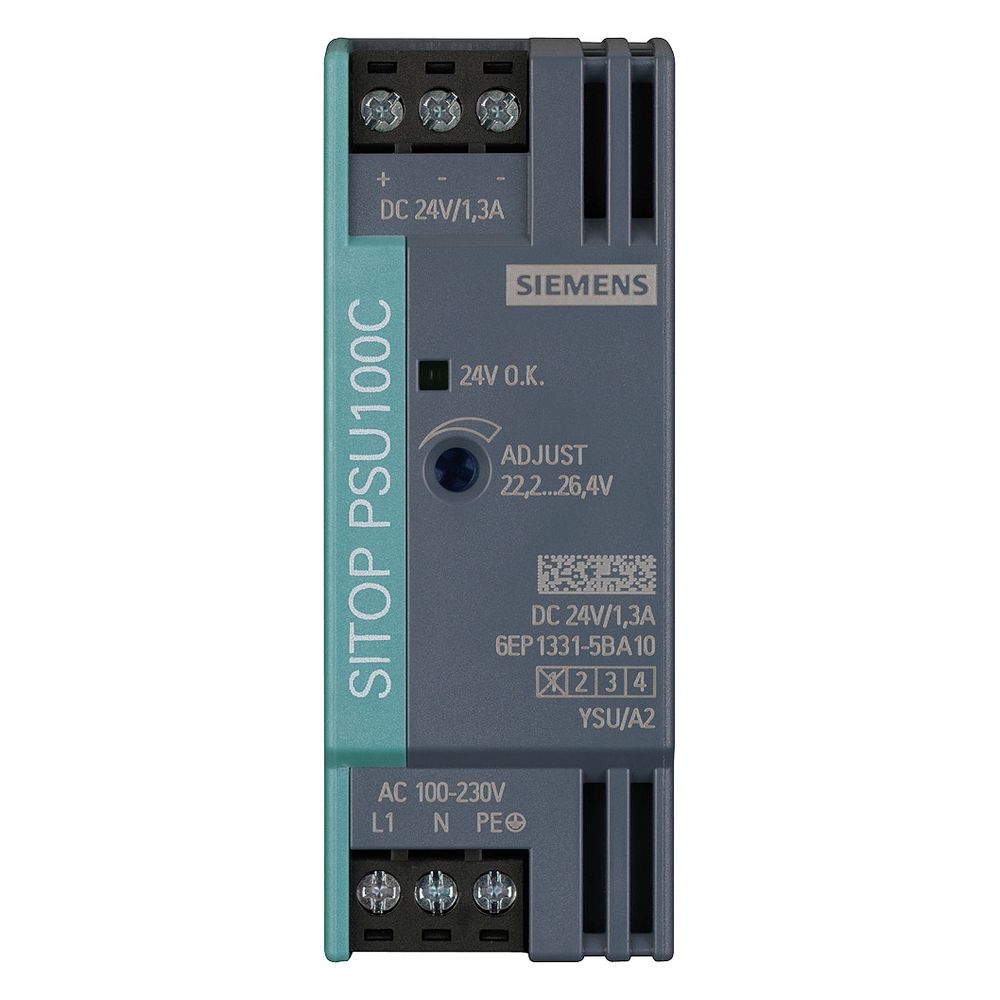 Siemens SITOP PSU100C geregelte Stromversorgung 24V 1,3A 30W 120-230VAC 6EP13315B... SIEMENS-6EP13315BA10 4025515152606 (Abb. 6)