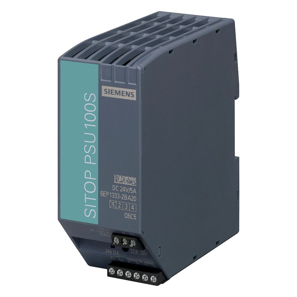 Siemens SITOP PSU100S Stromversorgung 24V 5A 144W IP20 125x50x120mm Schraubanschl... SIEMENS-6EP13332BA20 4025515153481 (Abb. 5)