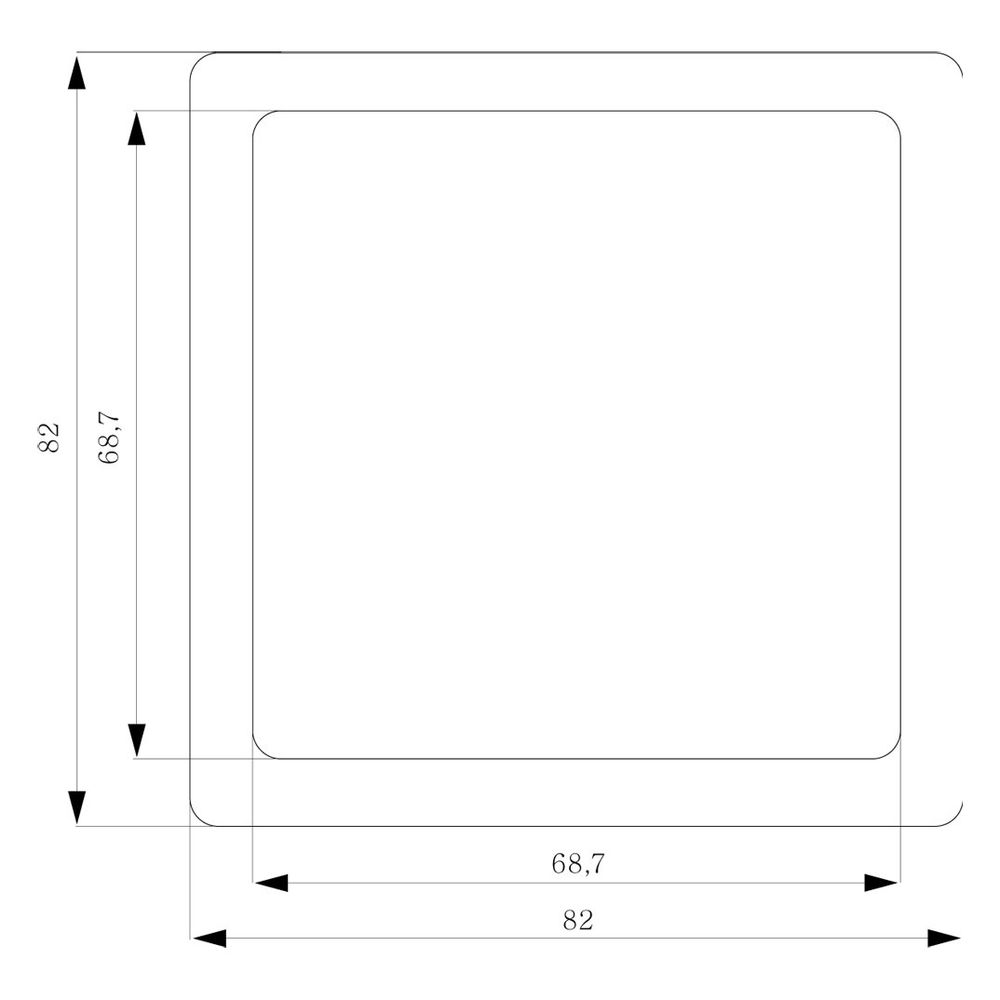 Siemens DELTA style Rahmen 1-fach 82x82mm Titanweiß 5TG1321... SIEMENS-5TG1321 4001869220352 (Abb. 5)