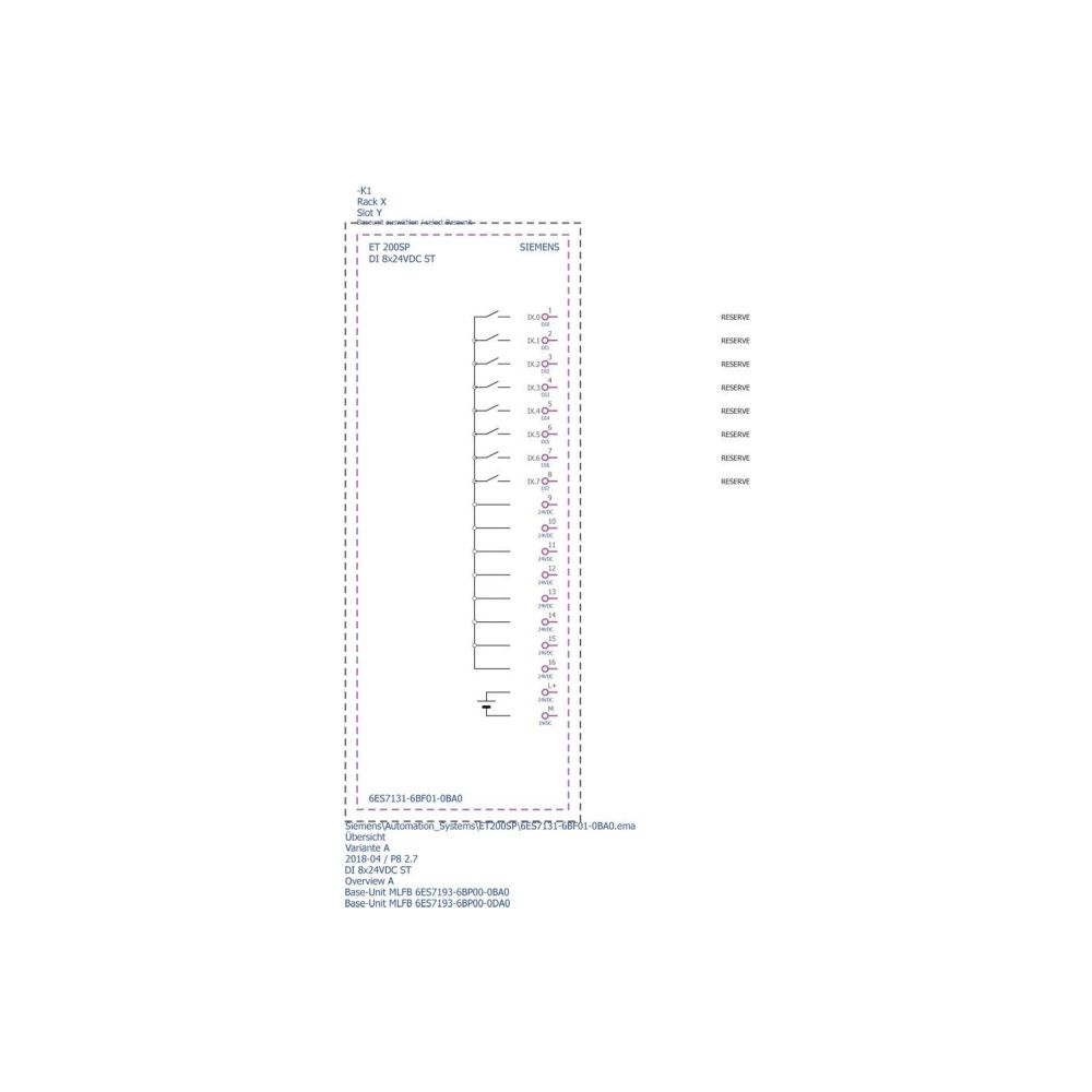 Siemens SIMATIC ET 200SP Digitaleingabemodul DI 8x24VDC ST 15x73x58mm IP20 6E... SIEMENS-6ES71316BF012BA0 4047623408604 (Abb. 3)